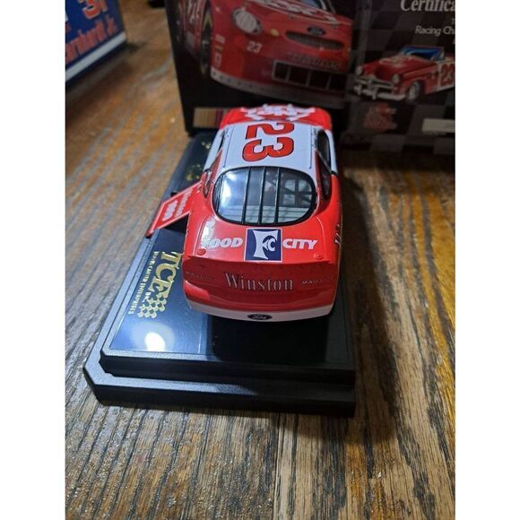 Vintage Racing Champion Jimmy Spencer Winston No Bull Die Cast Nascar Race Car - Picture 4 of 10